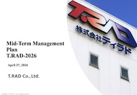Notice of Medium-Term Management Plan(T.RAD-2026)